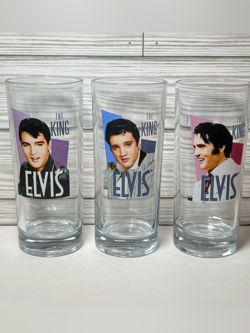 Elvis Presley Collector Glasses Vandor 2009 Highball Tumbler Memorabilia